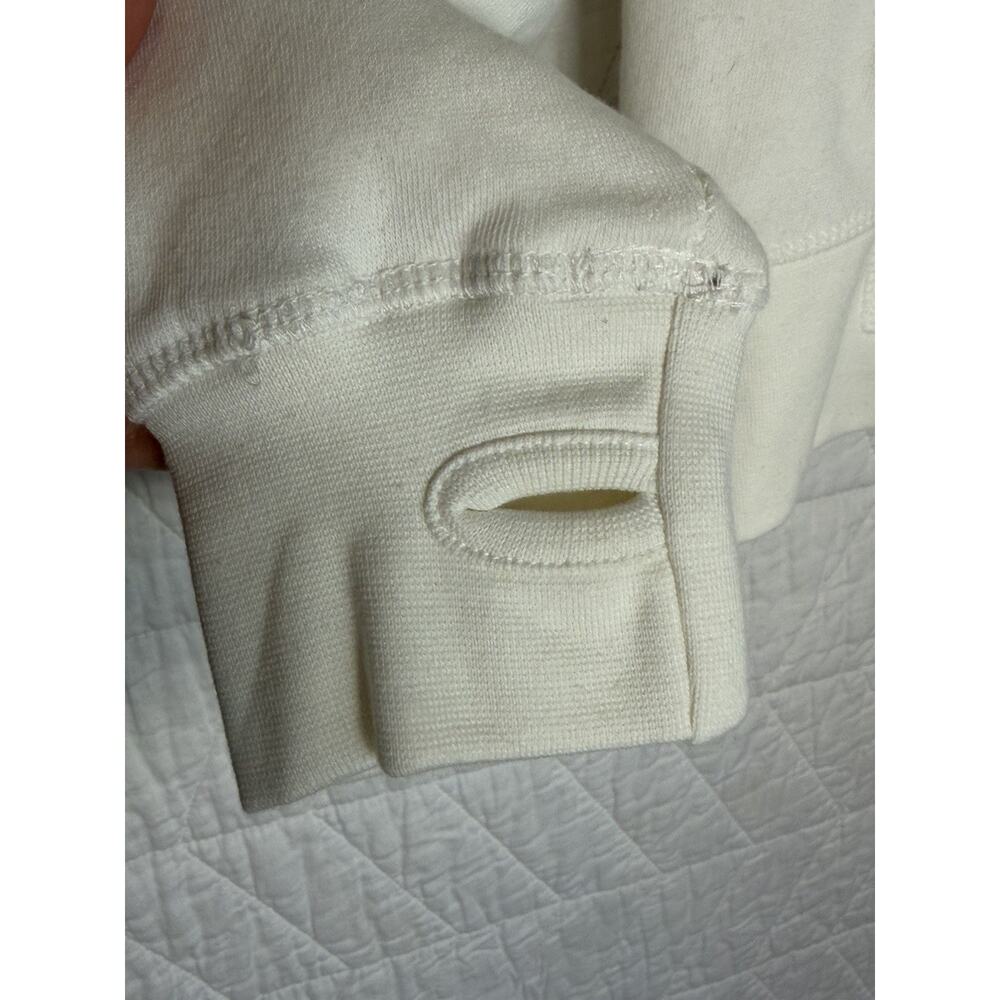 Appalachian State Pressbox hoodie Pullover Sweatshirt Large women sz M Ivory NWT - Picture 5 of 9